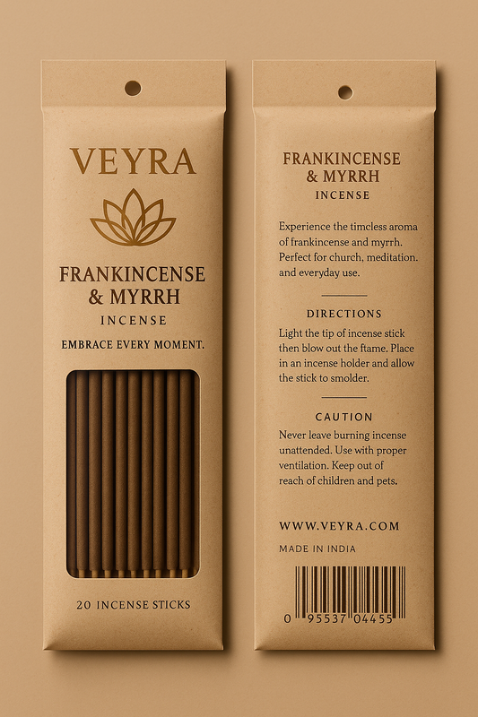 Sacred Scents of Luxury: Frankincense & Myrrh Incense Sticks