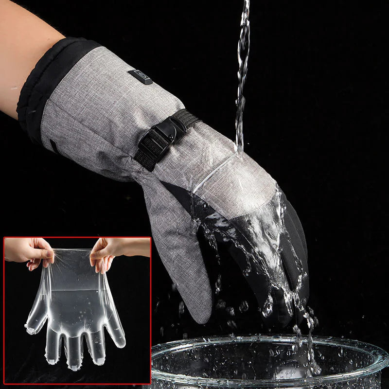 Heated Gloves with Adjustable Temperature 5000mAh Battery Up to 8 Hours of Heat Waterproof Windproof Touchscreen Friendly 3 Heat Levels Shipped from USA