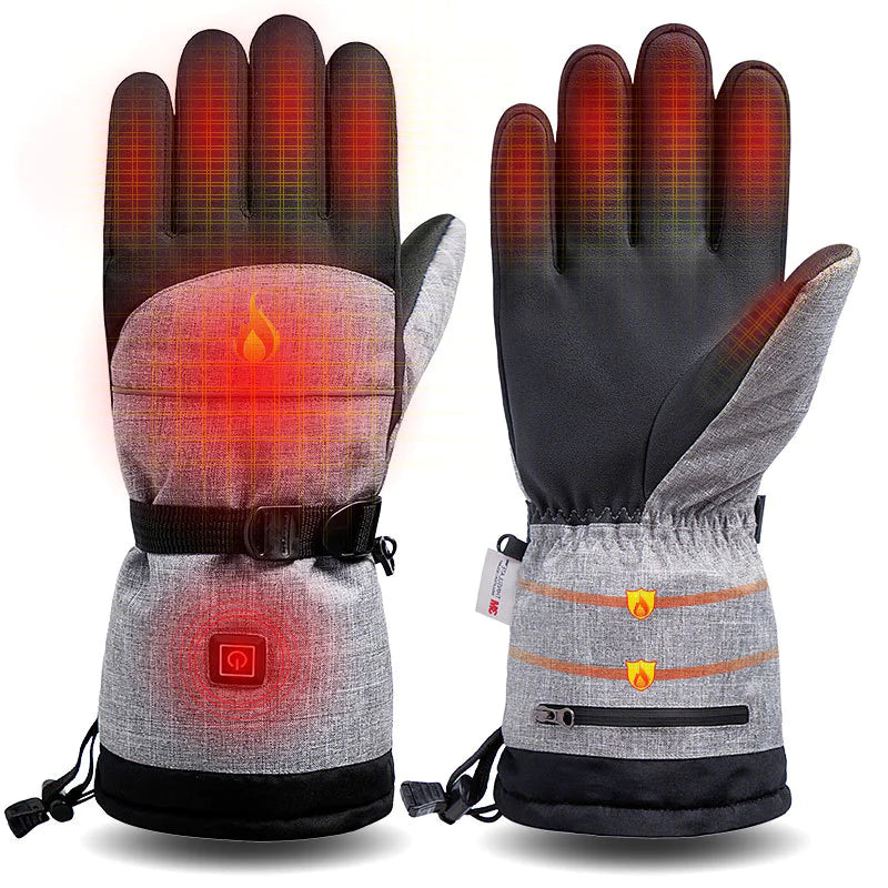 Heated Gloves with Adjustable Temperature 5000mAh Battery Up to 8 Hours of Heat Waterproof Windproof Touchscreen Friendly 3 Heat Levels Shipped from USA